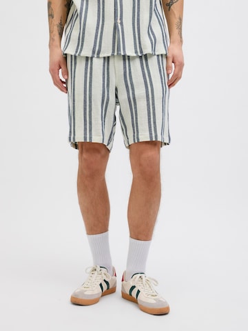 JACK & JONES Loosefit Broek 'JPSTJaiden' in Wit: voorkant