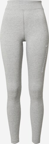 Nike Sportswear Workout Pants 'Swoosh' in Grey: front