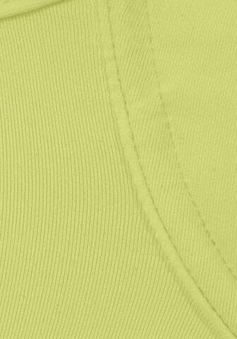 LASCANA Triangle Bikini top 'Scallop' in Yellow