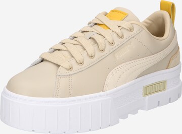 PUMA - Zapatillas deportivas bajas 'Mayze' en beige: frente