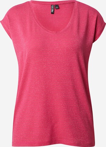 T-shirt 'Billo' PIECES en rose : devant