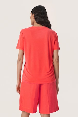 SOAKED IN LUXURY Majica 'Columbine' | rdeča barva