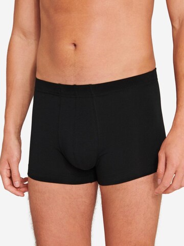 SCHIESSER Boxer shorts '95/5 Essentials - Organic Cotton' in Black