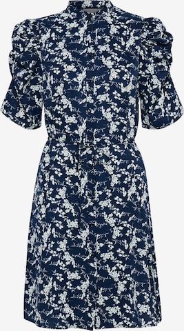 ICHI Blousejurk 'Nina' in Blauw: voorkant