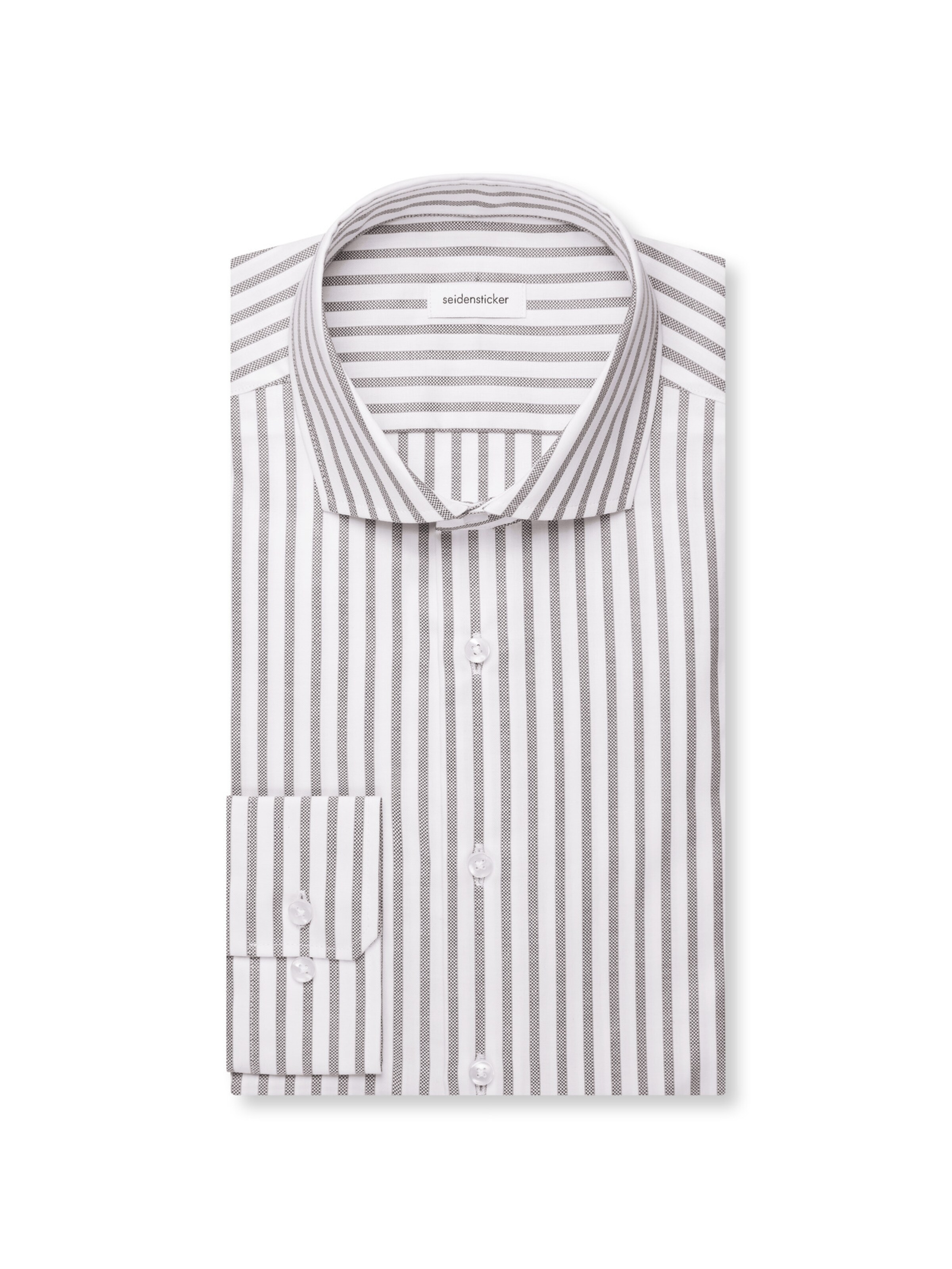 Coupe regular Chemise 'Schwarze Rose' SEIDENSTICKER en vert