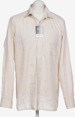 Digel Button Up Shirt in M in Beige: front