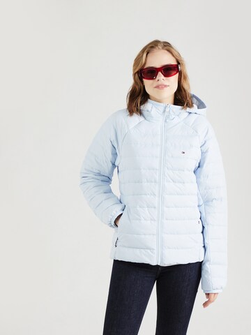 TOMMY HILFIGER Přechodná bunda – modrá: přední strana
