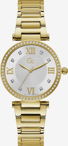 Gc Analoog horloge 'LadyCrystal' in Goud: voorkant