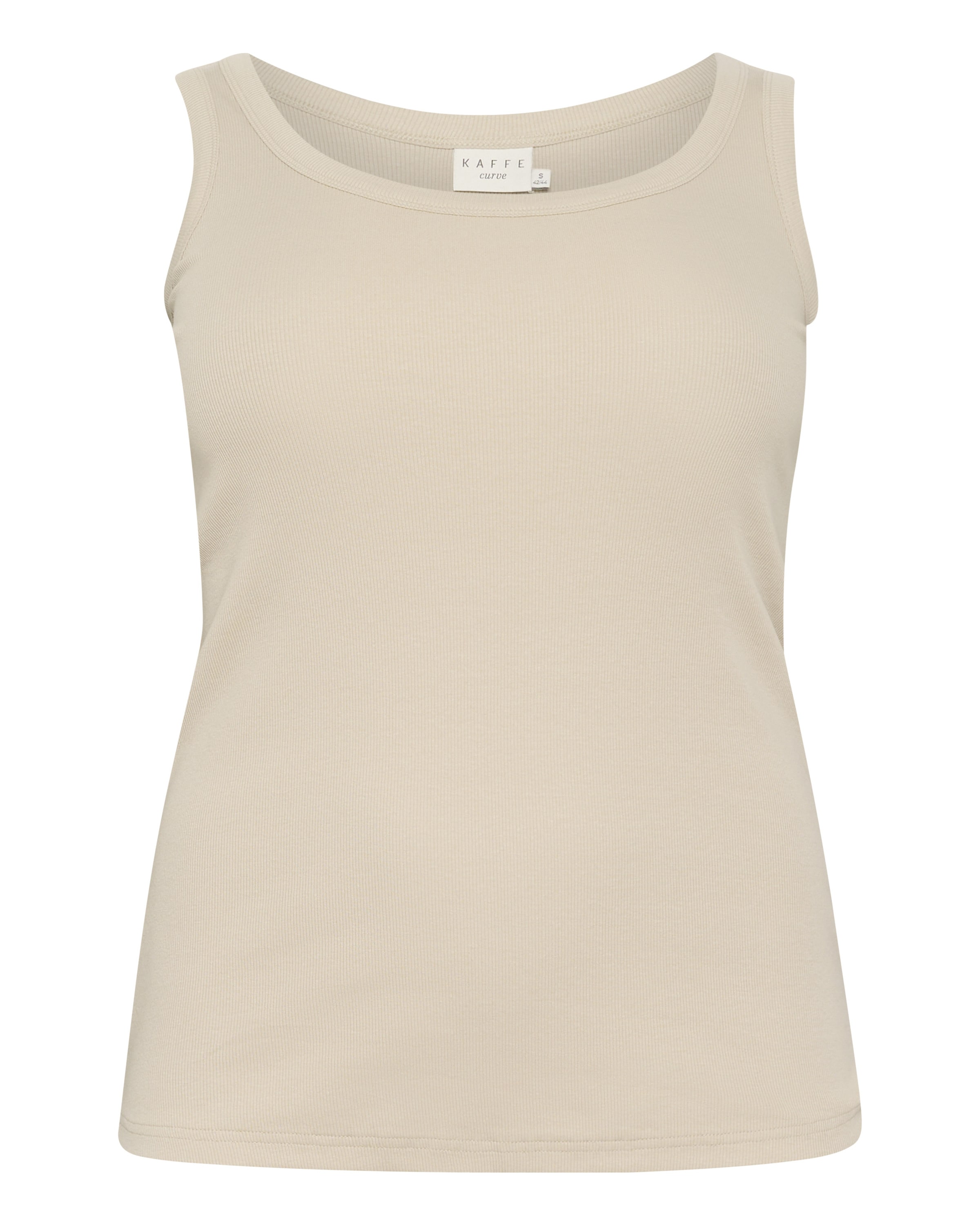 KAFFE CURVE Τοπ 'KCCarina' σε γκρι: μπροστά