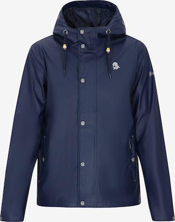 Schmuddelwedda Toiminnallinen takki värissä sininen: etupuoli