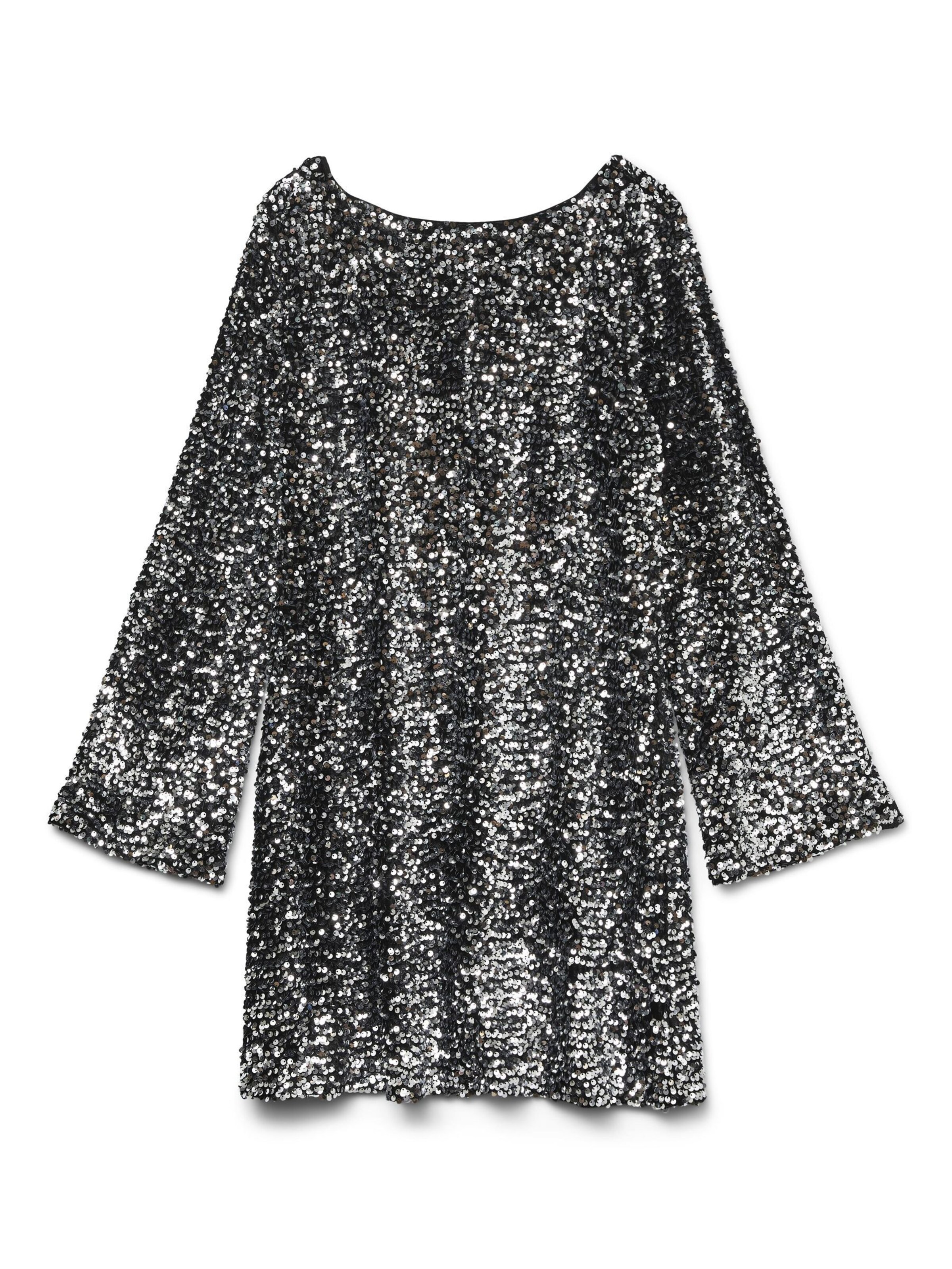 VERO MODA Jurk 'Laila' in Zwart: voorkant