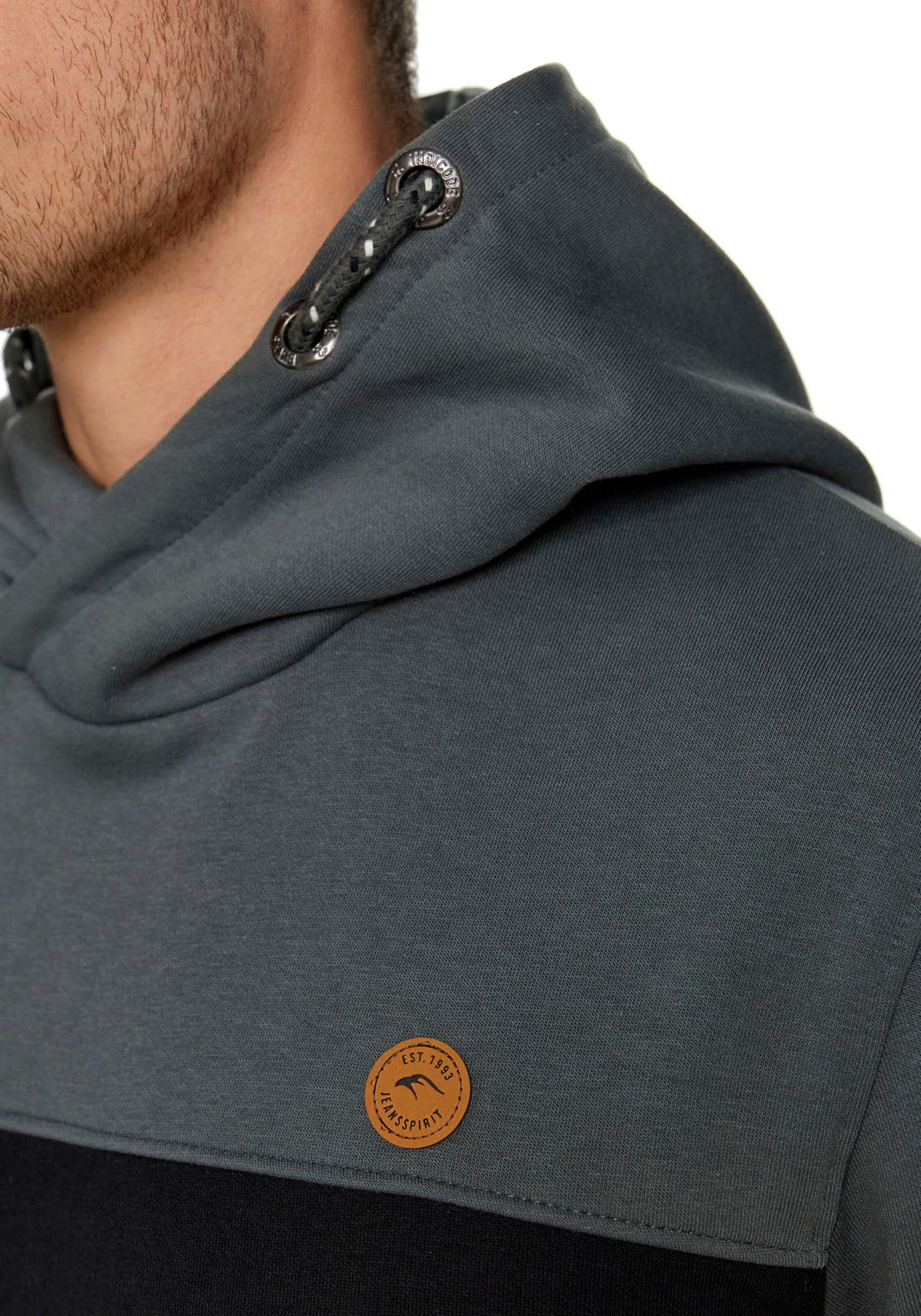 INDICODE JEANS Sweatshirt in Schwarz