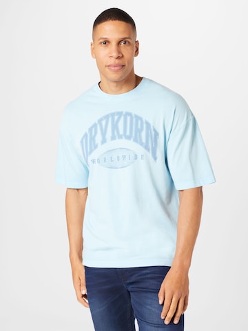 DRYKORN Shirt 'HUNT' in Blauw: voorkant