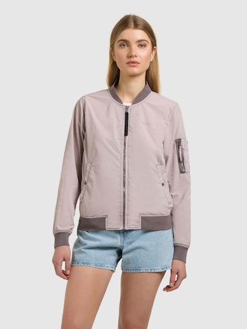 khujo Jacke 'DENZ' in Lila: Vorderseite