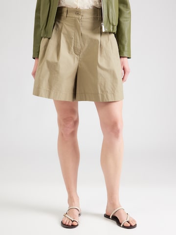 Weekend Max Mara - Ropa ancha Pantalón plisado 'ARMONIA' en verde: frente