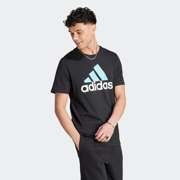 ADIDAS SPORTSWEAR Funktionsshirt 'Essentials' in Schwarz: Vorderseite