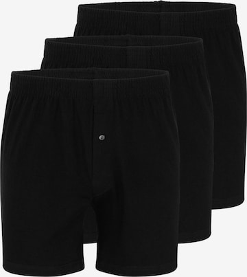 Almonu Boxer shorts 'Cotton' in Black: front