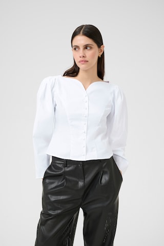 Chemisier KAREN BY SIMONSEN en blanc : devant