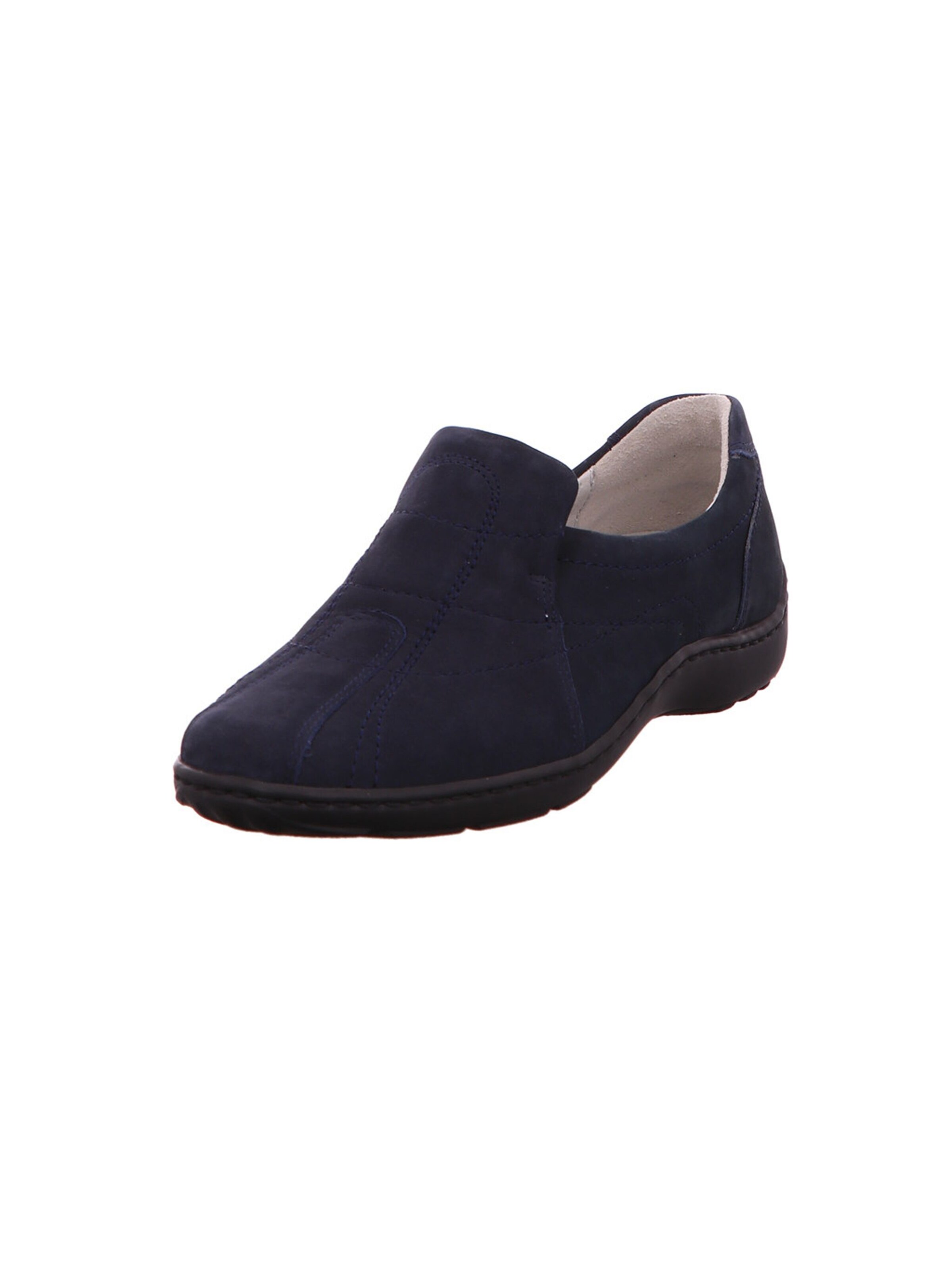 WALDLÄUFER Classic Flats 'Henni' in Blue: front
