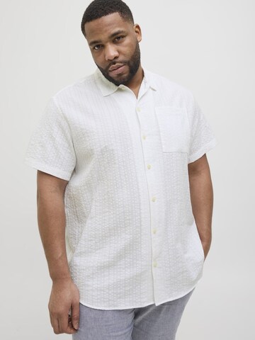 Jack & Jones Plus Regular fit Overhemd in Wit