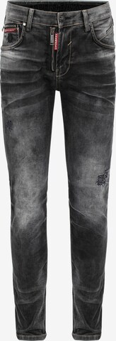 CIPO & BAXX Regular Jeans in Black: front