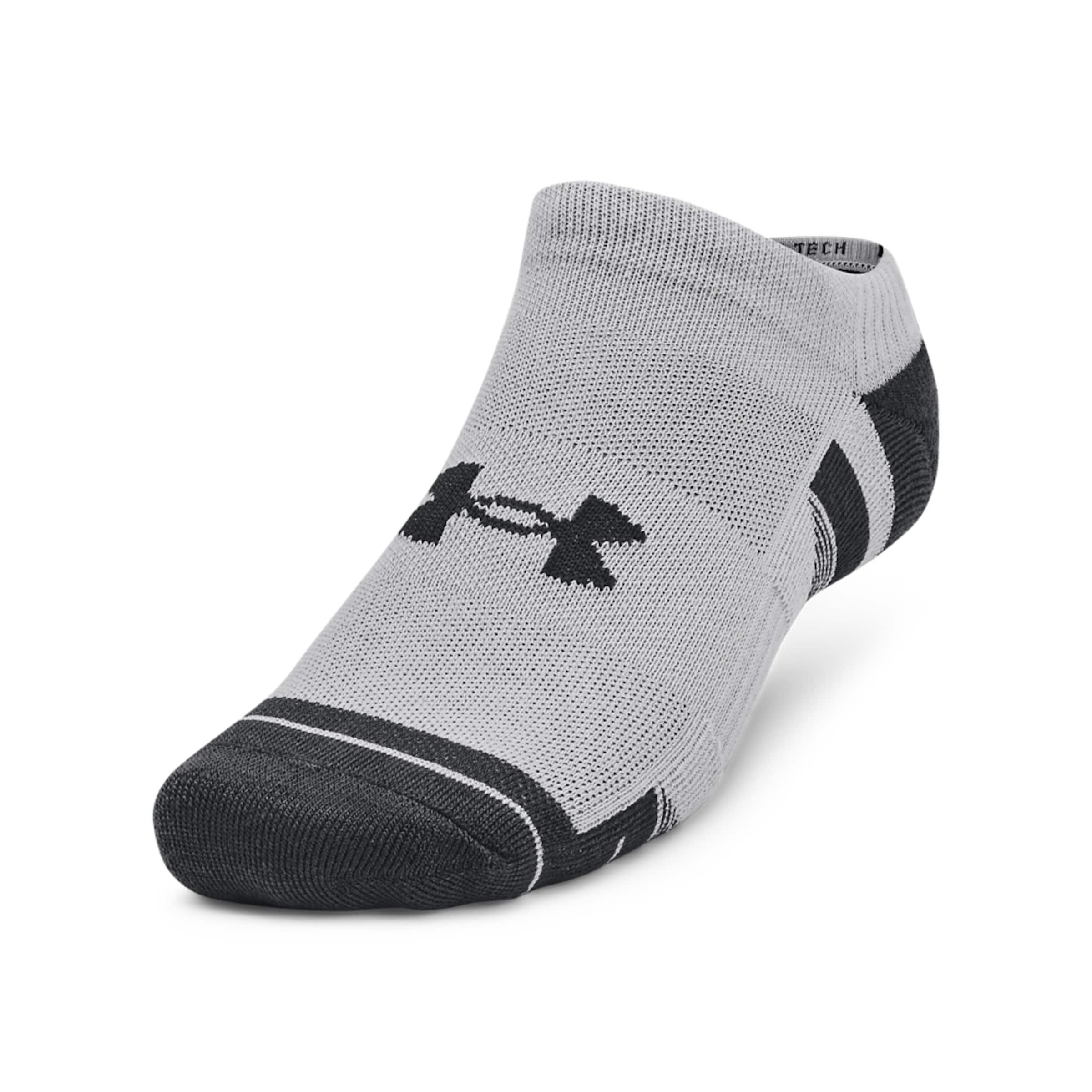 UNDER ARMOUR Sportsocken 'Performance Tech' in Grau