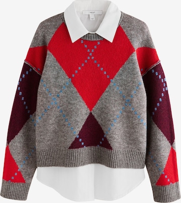 Pull-over Next en gris : devant