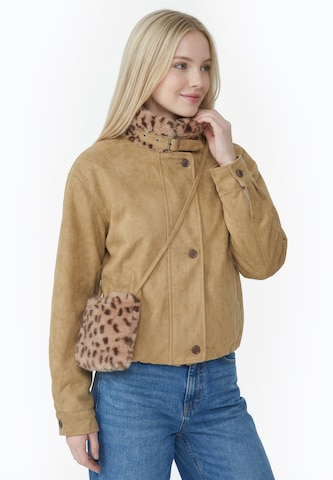 Veste mi-saison MYMO en beige : devant