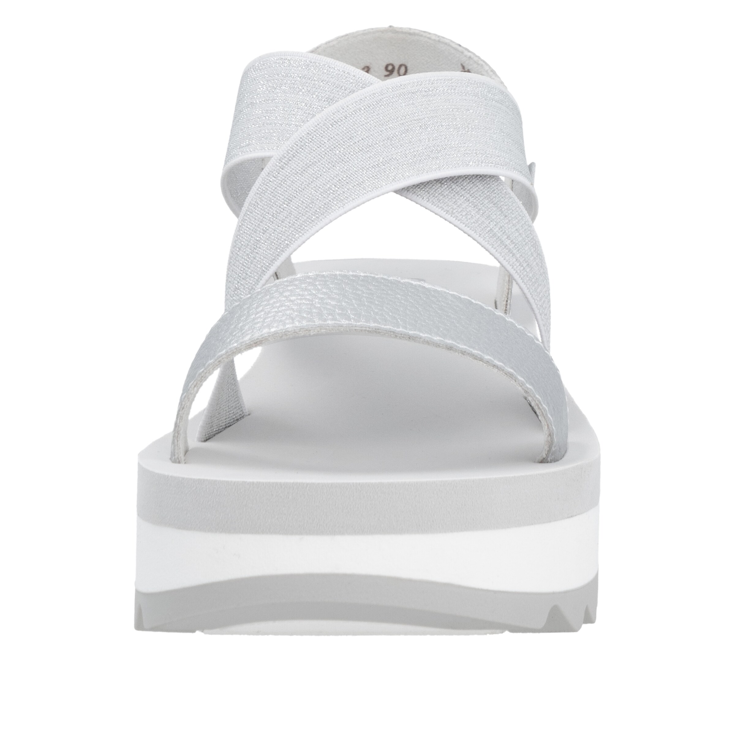 Sandales à lanières 'W3053' Rieker Sport en argent