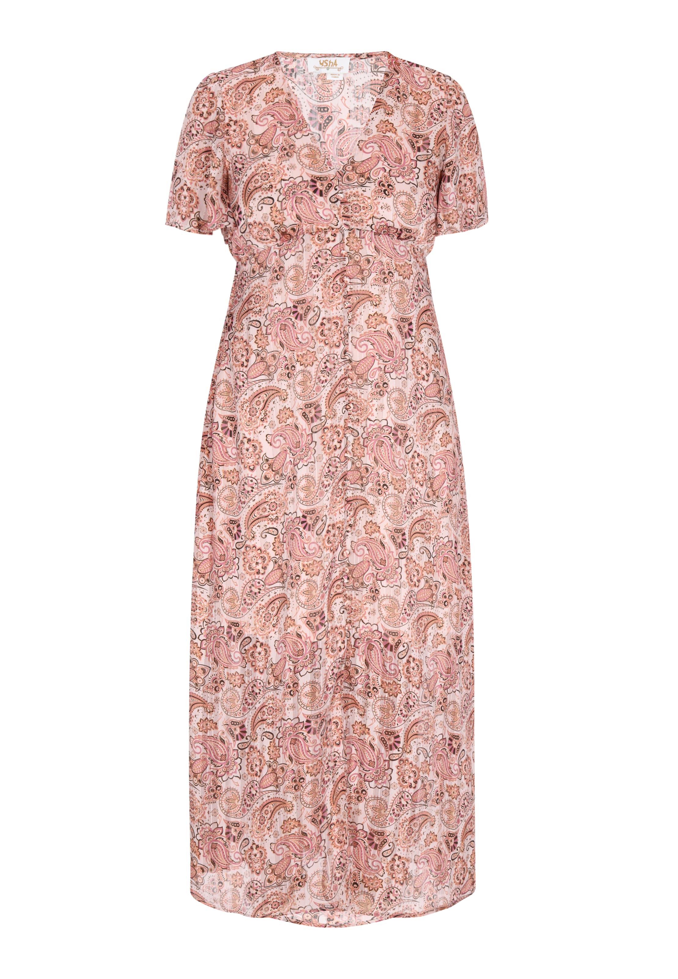 usha FESTIVAL Рокля тип риза 'Spring Summer' в розово: отпред