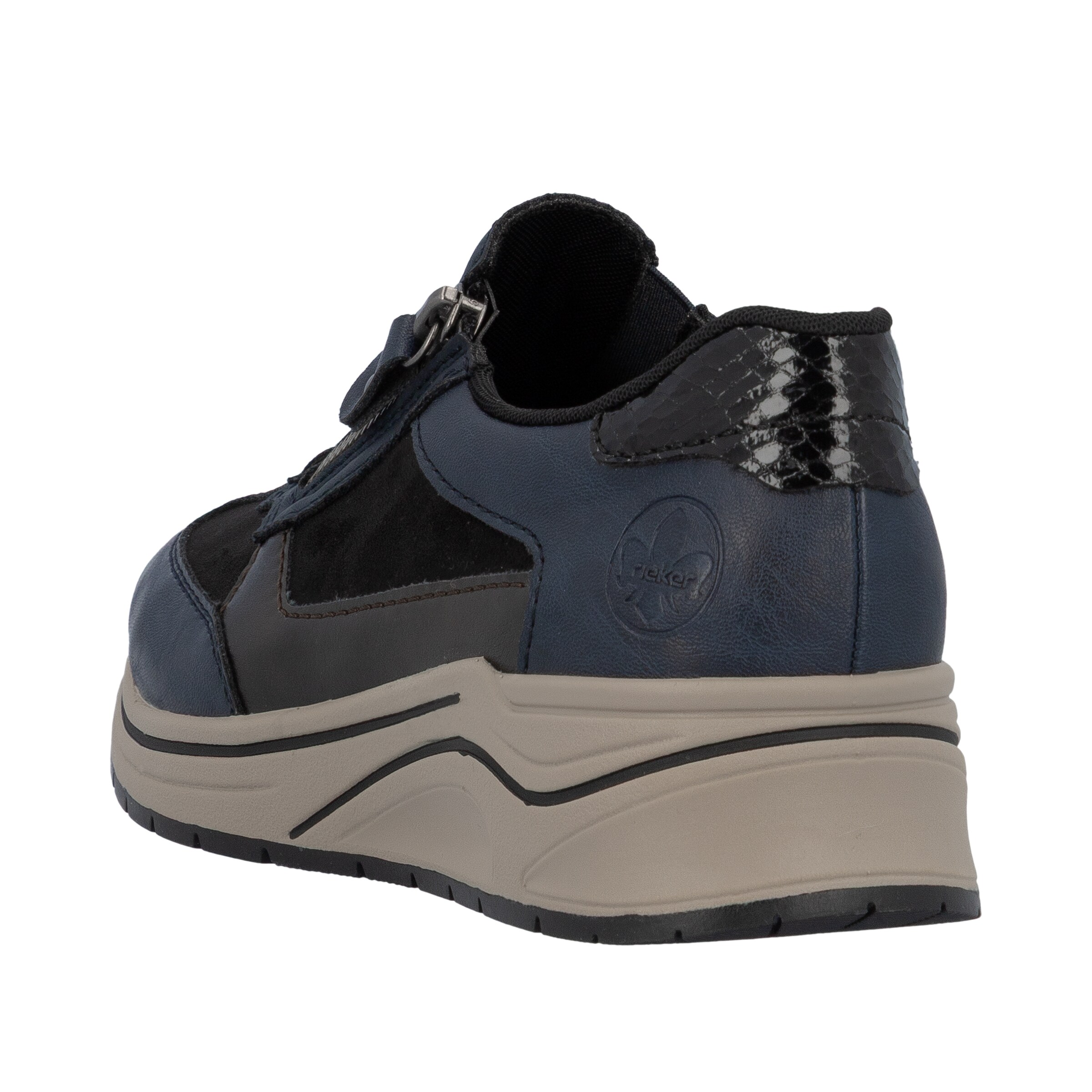 Rieker Slip-Ons 'N9552' in Blue