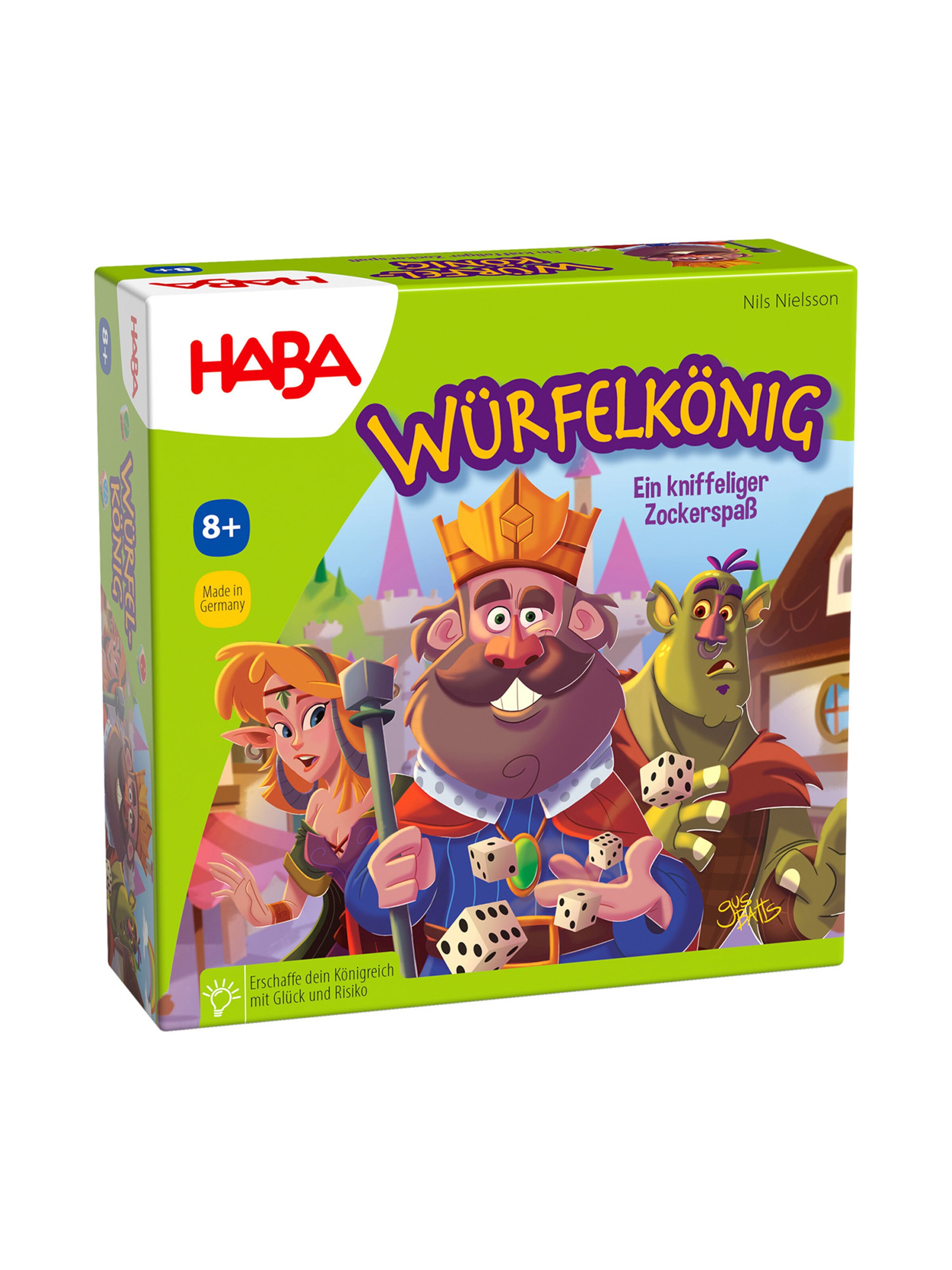 HABA Spiel ' Würfelkönig ' in Mischfarben: Vorderseite