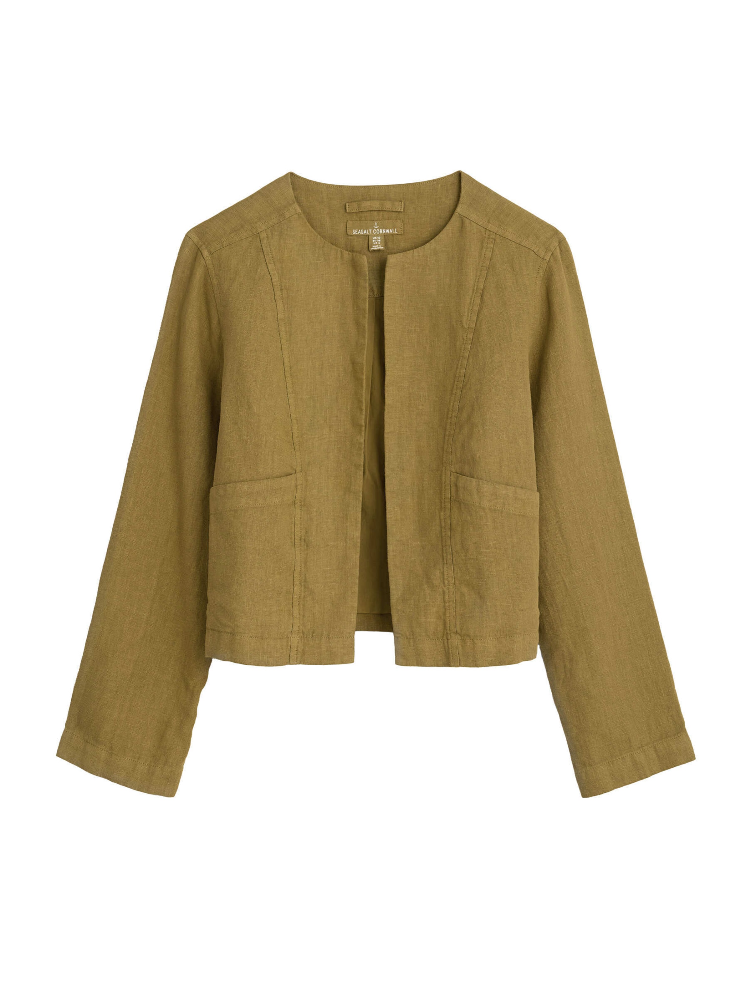 Seasalt Cornwall Välikausitakki 'Country Lane' värissä keltainen: etupuoli