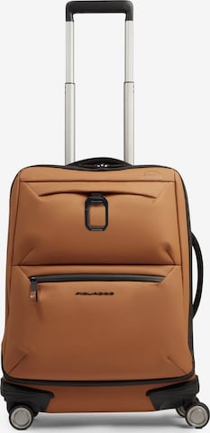 Valisette Piquadro en marron : devant