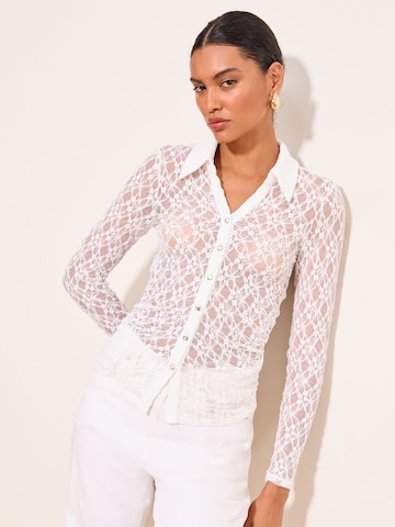 Lipsy Blouse in Beige: voorkant
