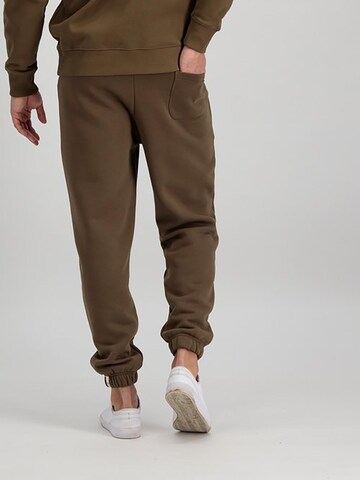 ALPHA INDUSTRIES Regular Pants 'Organics EMB Regular' in Grey