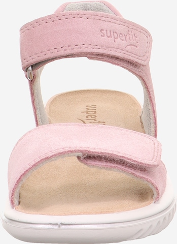 SUPERFIT Sandały 'SPARKLE' w kolorze różowy