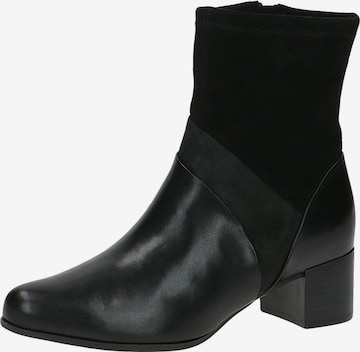 Bottines CAPRICE en noir : devant