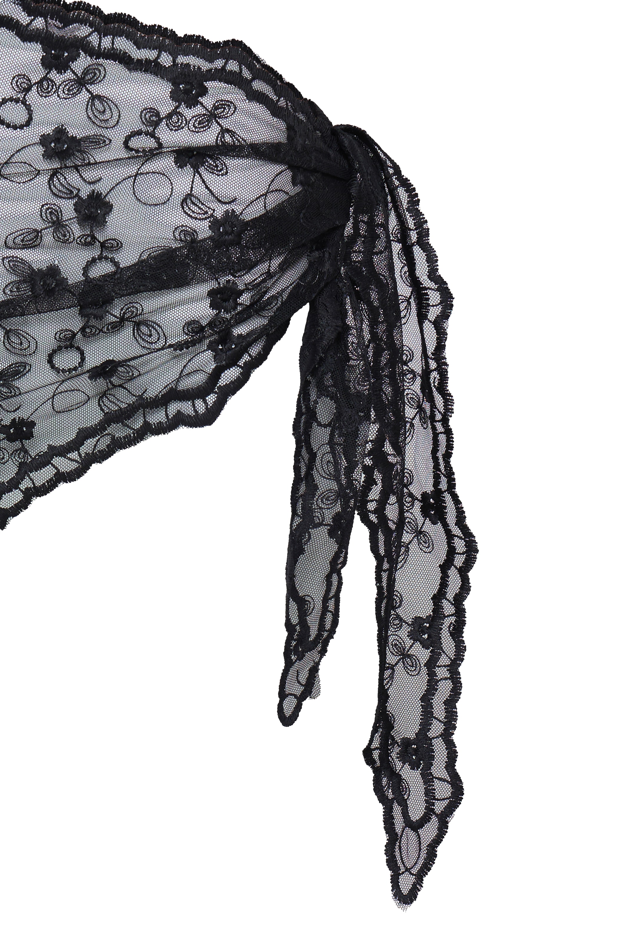 ICHI Tuch 'IABLONDE' in Schwarz