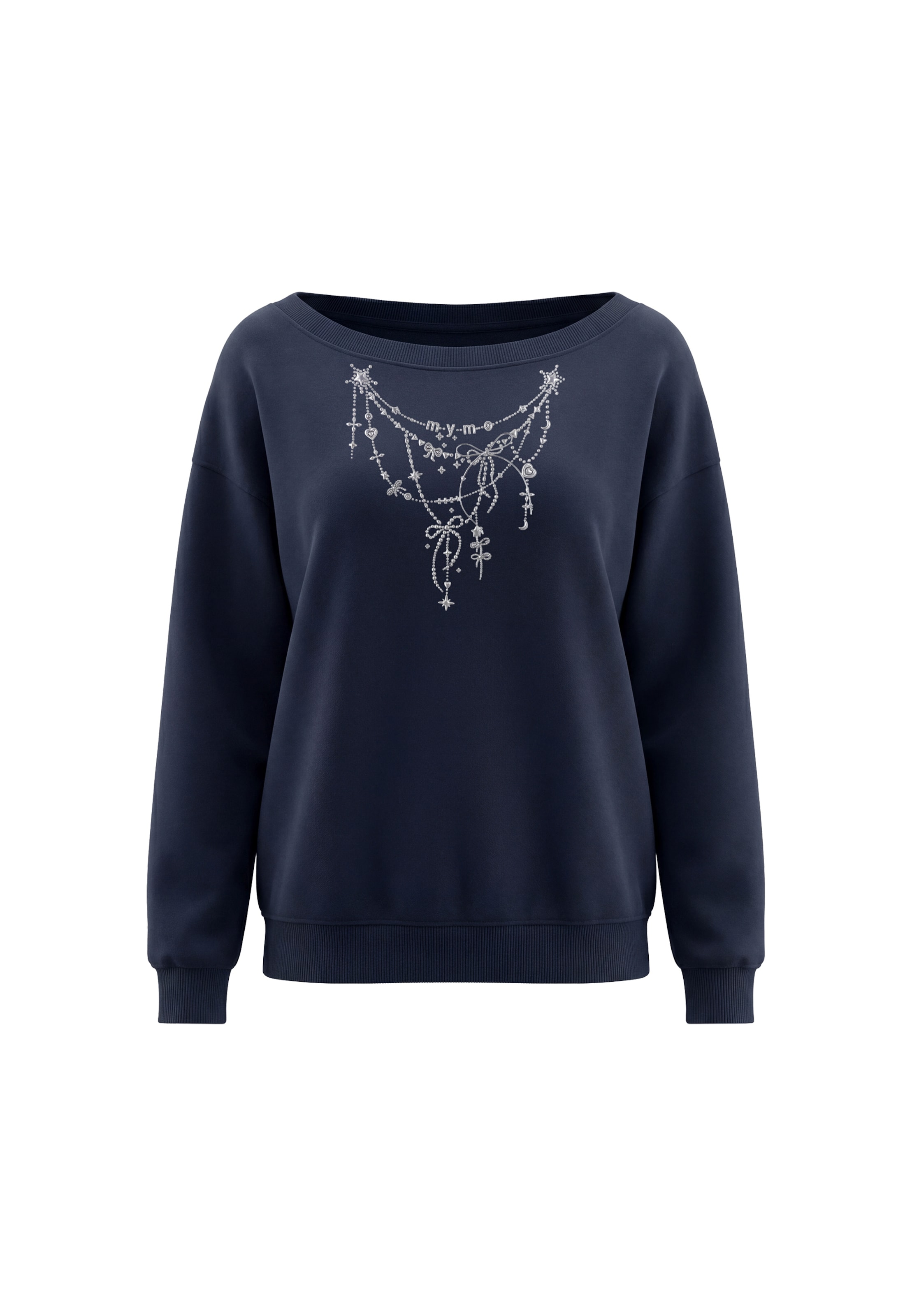 Sweat-shirt MYMO en bleu : devant