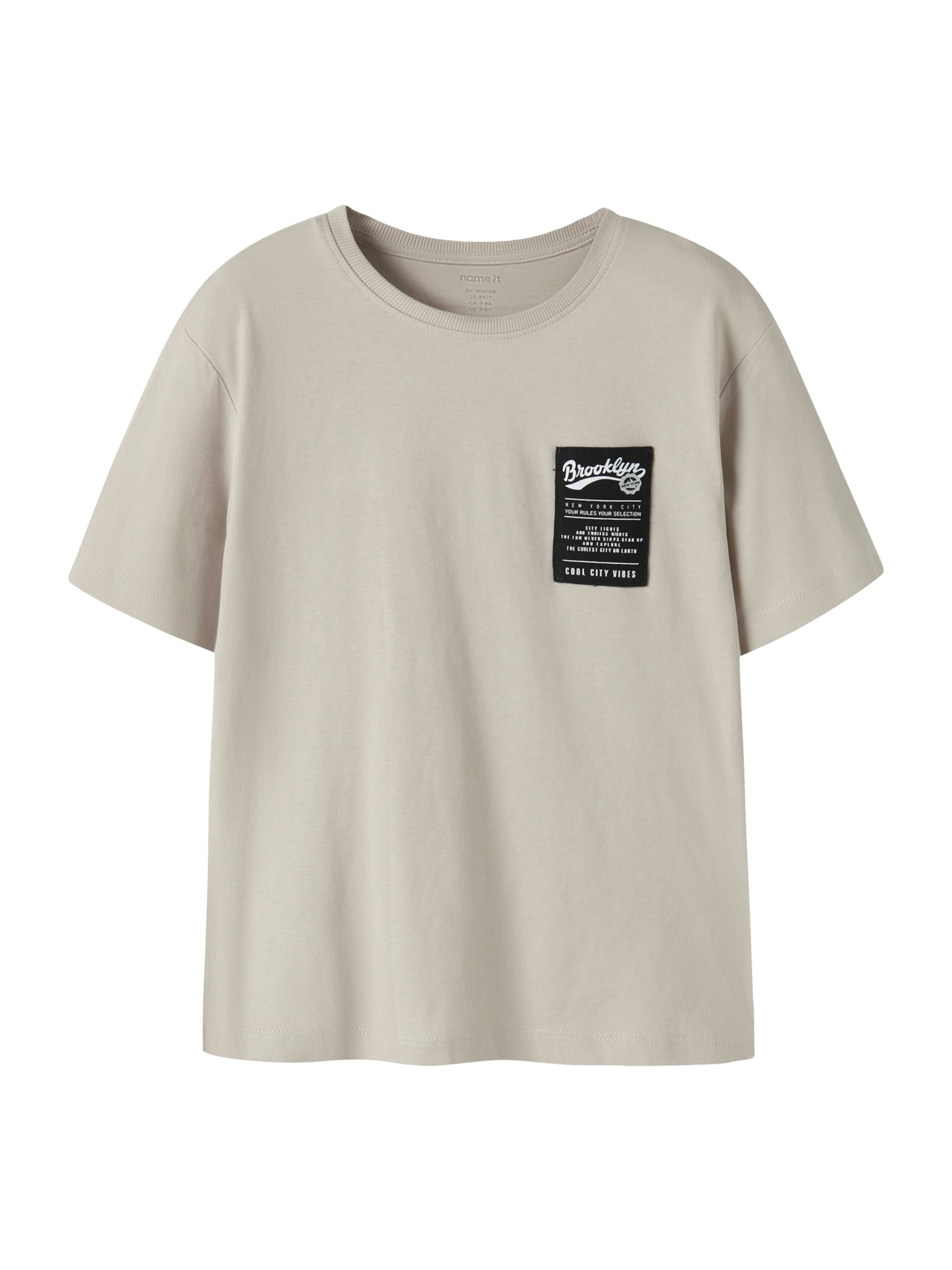 NAME IT Shirt 'NKMVECTOR' in Grey: front