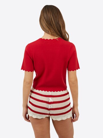 Cardigan BRAVE SOUL en rouge