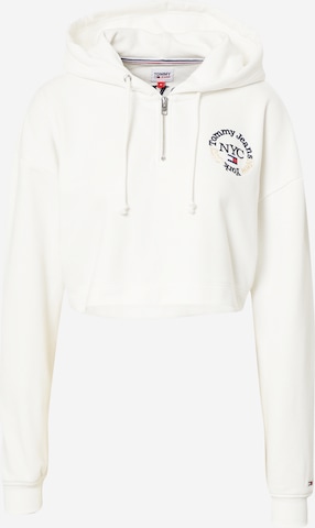 Tommy Jeans Sweatshirt in White: front