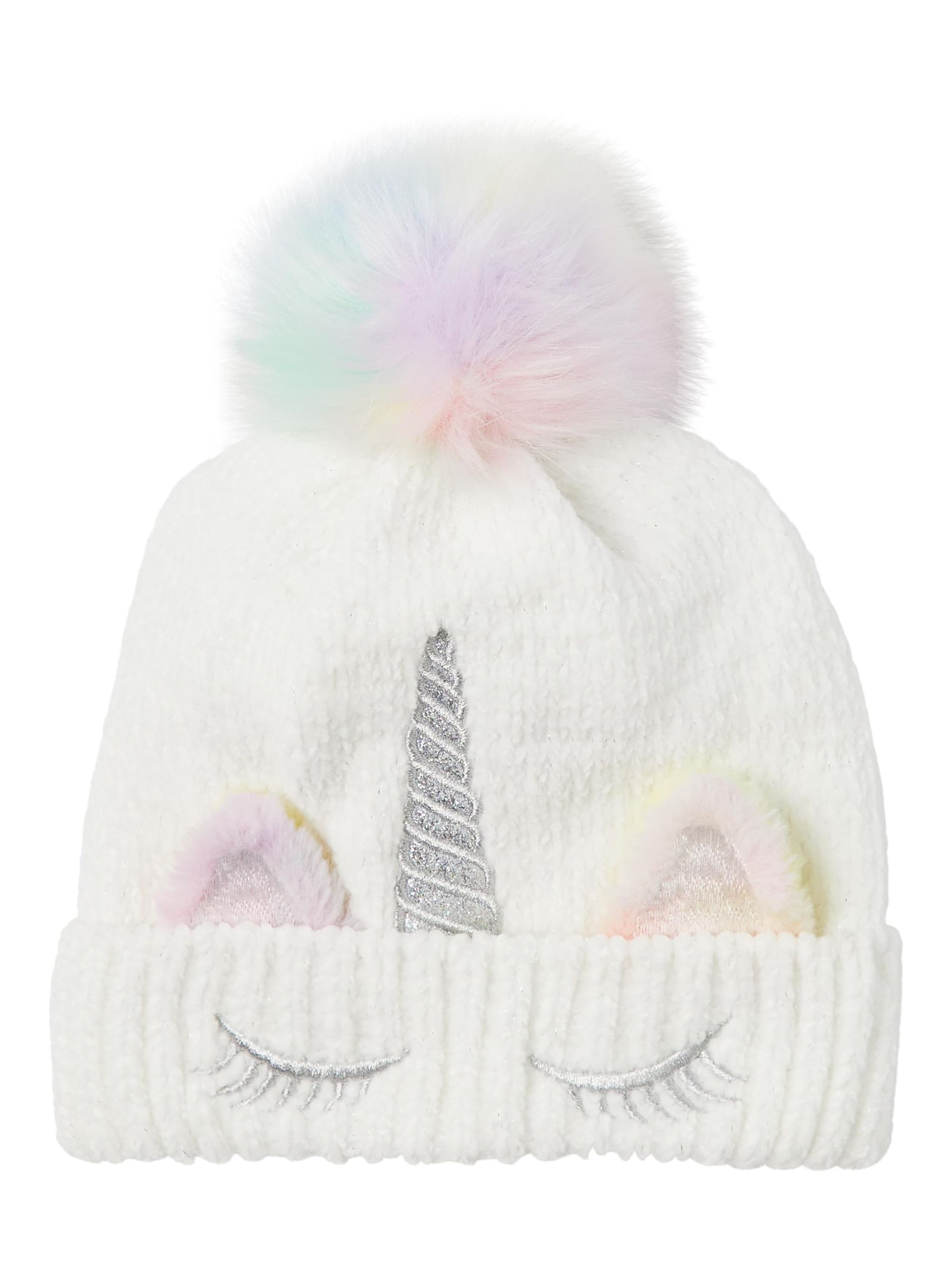 NAME IT - Gorra 'Einhorn' en blanco: frente