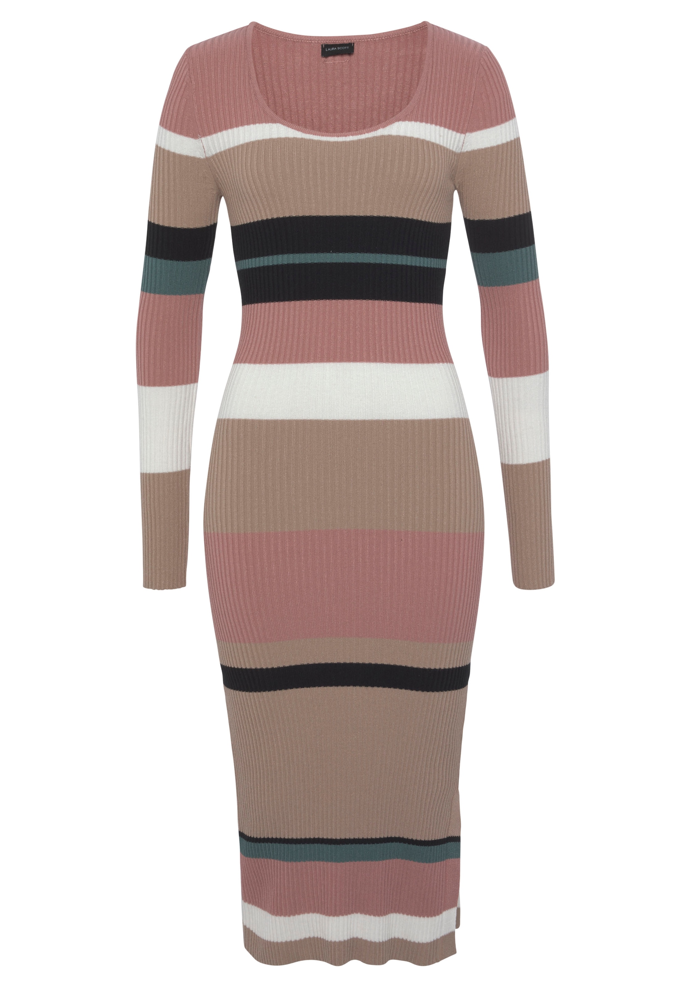 LAURA SCOTT Strickkleid in Mischfarben: Vorderseite