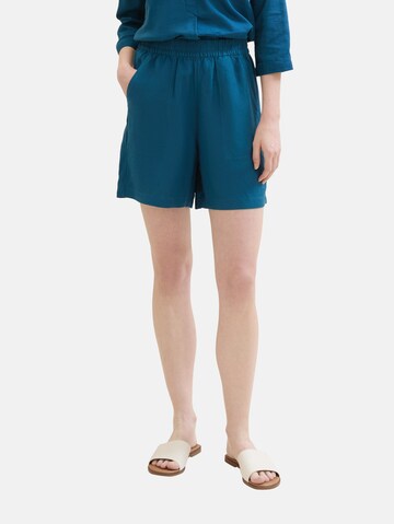 TOM TAILOR Regular Broek in Blauw: voorkant