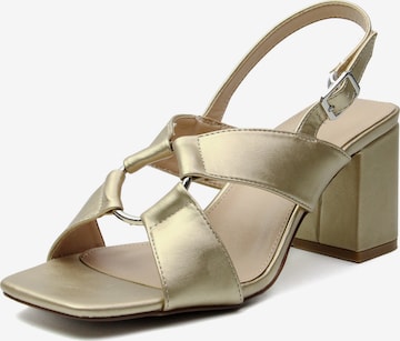 Celena Páskové sandály 'Christel' – zlatá: přední strana