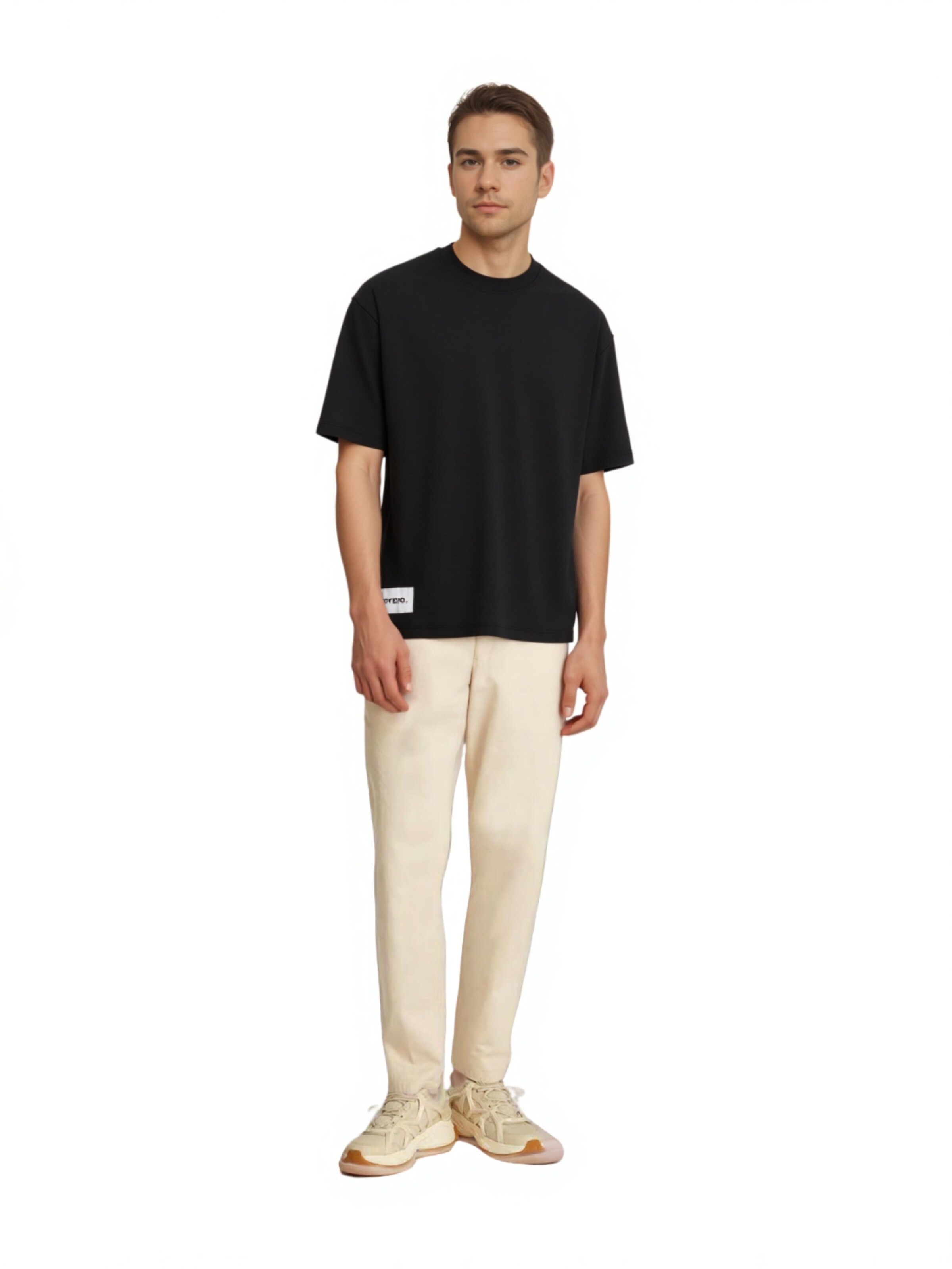 Tricou 'Lale' de la TOM TAILOR pe negru