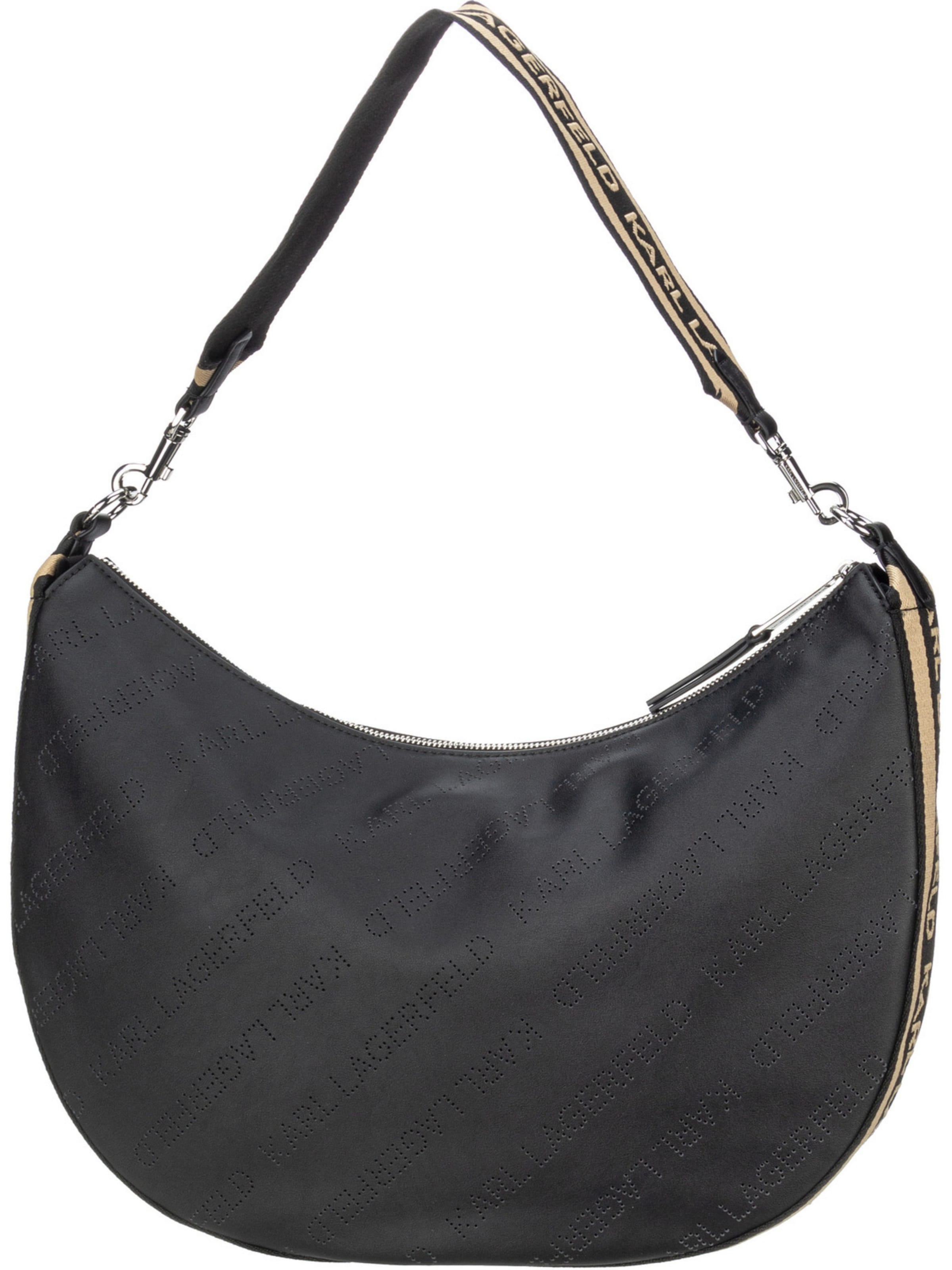 Sac bandoulière 'Moon' Karl Lagerfeld en noir : devant