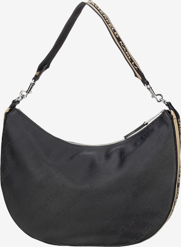 Karl Lagerfeld Schoudertas 'Moon' in Zwart: voorkant